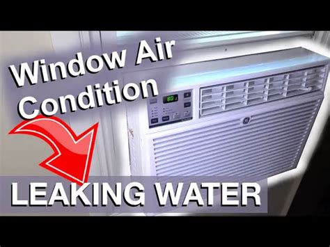 why does my window ac leak water inside|Uncover the hidden leak: why your window ac is flooding your。